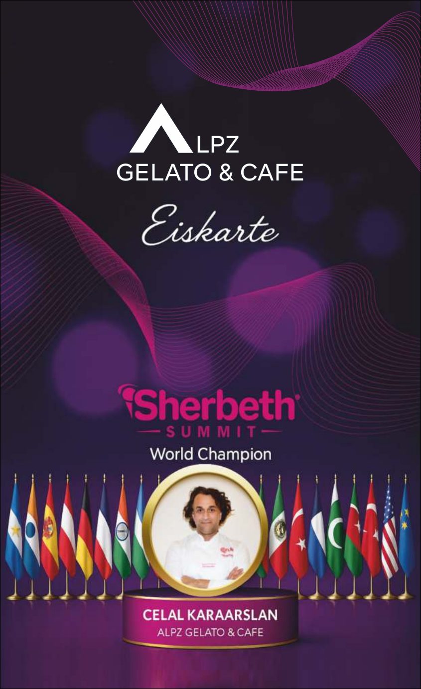Eiskarte ALPZ Gelato & Cafe – Seite 1