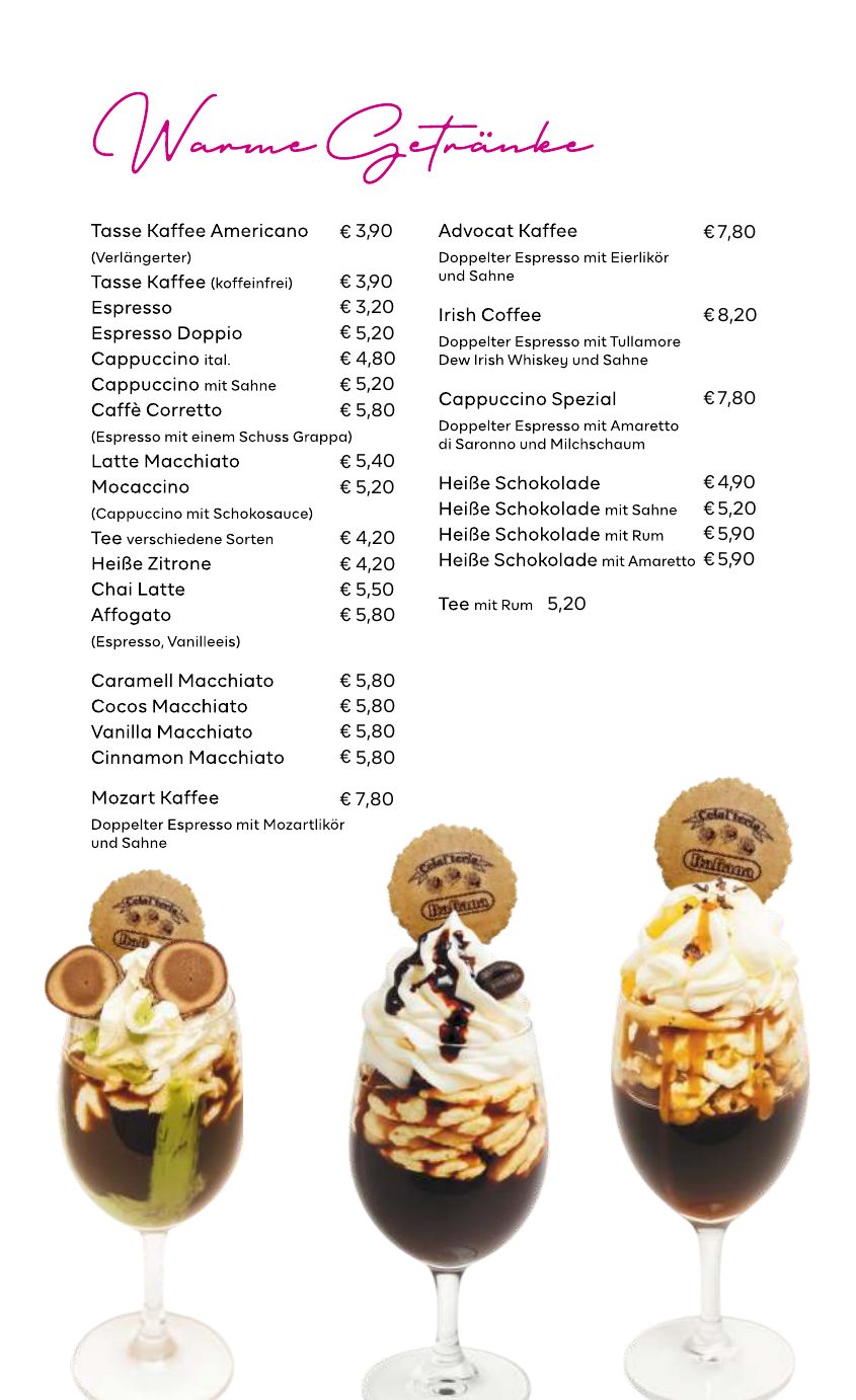 Eiskarte ALPZ Gelato & Cafe – Seite 21