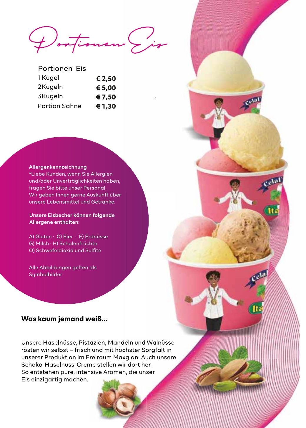 Eiskarte ALPZ Gelato & Cafe – Seite 5